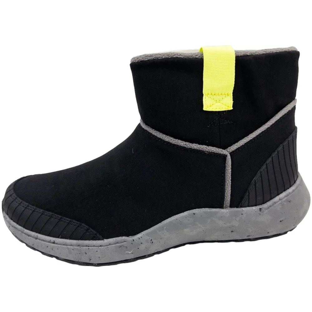 Dr. Scholl's Black Home Slip On Winter Ankle Boots Women's size 9